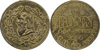 Medaille 1872 Bonn auf das 4. Allgemeine Deutsche Turnfest in Bonn vz, vergoldet