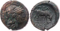 AE 187-167 v. Chr.  Makedonien Pella, Kopf der Athena / grasender Stier ... 50,00 EUR + 10,00 EUR kargo