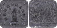 Belgien, Gent 1 Brotkaart Broodpenning / Brotpfennig -