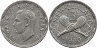 Neuseeland 3 Pence Georg VI. (1936-1952) -
