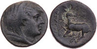 Dichalkon 287-281 - Chr.  Ionien Ephesos als Arsinoe, verschleierter Ko ... 100,00 EUR + 7,00 EUR kargo