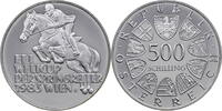 Österreich 500 Schilling F.E.I. World Cup Horse Jumping Championship in Vienna -