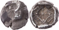 Tetrobol 510-480 v. Chr.  Karien Kindya, Ketoskopf / Incusum mit geometr ... 80,00 EUR + 10,00 EUR kargo