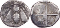 Drachme 340-325 / Chr.  Ionien Ephesos, Biene / viergeteiltes quadratum ... 150,00 EUR + 7,00 EUR kargo