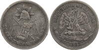 Mexico 25 Centavos Kursmünze (1869 - 1892) - selten -