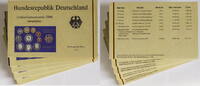 Bundesrepublik Deutschland 5 x 12,68 DM Kursmünzensatz (KMS) -