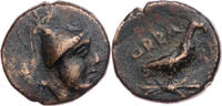 AE 250-225 v. Chr.  Kalabrien Orra, Kopf mit Helm / Adler auf Blitzbünd ... 120,00 EUR + 7,00 EUR kargo