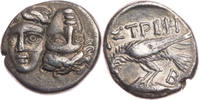 Drachme 4. Jh.  v. Chr.  Moesien Istros, Jünglingsköpfe / Seeadler auf De ... 170,00 EUR + 7,00 EUR kargo