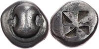 Drachme 525-480 v. Chr.  Böotien Theben, boiotischer Schild / windmühlen ... 380,00 EUR + 7,00 EUR kargo