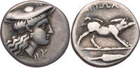 Triobol / Hemidrachme 230-220 v. Chr.  Aitolien Aitolische Liga, Kopf de ... 200,00 EUR + 7,00 EUR kargo