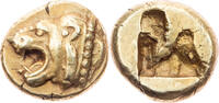 Hekte 525-480 - Chr.  Ionien Phokaia, Löwenkopf mit offenem Maul / unre ... 1750,00 EUR ücretsiz kargo