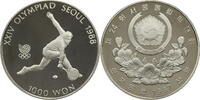 Südkorea 1000 Won Olympische Sommerspiele in Seoul 1988 - Tennis -