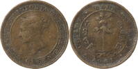 Ceylon 1/2 Cent Victoria (1837-1901) - Kursmünze (1870-1901) -