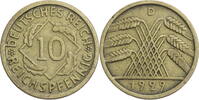 Weimarer Republik 10 Reichspfennig Kursmünze (1924-1936) -