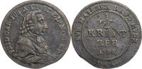 Mainz, Erzbistum 1/2 Kreutzer 1796 S-IA Friedrich Karl Joseph (1774-1802) - Kursmünze (1795-1796) VF