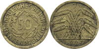 Weimarer Republik 50 Rentenpfennig Kursmünze (1923-1924) -