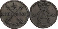 Schweden 1/12 Skilling Gustav IV. Adolf (1792-1809) - Kursmünze (1802-1808) -