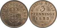 Preussen, Königreich 3 Pfennige Wilhelm I. (1866-1888) - Kursmünze (1861-1873) -