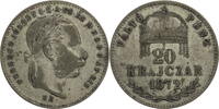 Ungarn, Königreich 20 Krajzcar Franz Josef I. (1848-1916) -