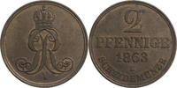 Hannover, Königreich 2 Pfennige Georg V. (1851-1866) -