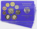 Bundesrepublik Deutschland 4 x 10,68 DM Kursmünzensatz (KMS) -