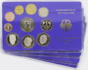 Bundesrepublik Deutschland 4 x 12,68 DM Kursmünzensatz (KMS) -