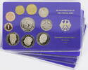 Bundesrepublik Deutschland 4 x 12,68 DM Kursmünzensatz (KMS) -