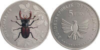Bundesrepublik Deutschland 5 Euro Wunderwelt Insekten - Hirschkäfer -