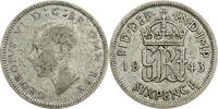 Großbritannien 6 Pence George VI. (1936-1952) - Kursmünze (1937-1946) -