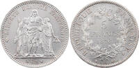 Frankreich, 3. Republik 5 Francs Herkulesgruppe - Kursmünze (1870-1889) -