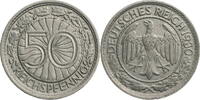Weimarer Republik 50 Reichspfennige Kursmünze (1927-1938) -