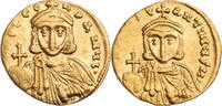 Byzanz Solidus 721-724 Leo III.  mit Constantinus V. leichte Prägeschwäch ... 900,00 EUR ücretsiz kargo
