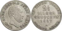 Lippe-Detmold, Fürstentum 2½ Silbergroschen Paul Alexander Leopold II. (1802-1851) - Kursmünze (1847) -