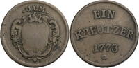 Ulm, Stadt Kreuzer Kursmünze (1772-1773) -