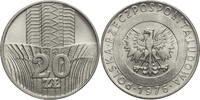 Polen, Volksrepublik 20 Zloty Kursmünze (1973-1976) -