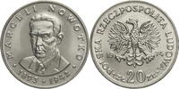 Polen, Volksrepublik 20 Zloty Marceli Nowotko - Kursmünze (1974-1983) -