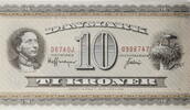 Dänemark 10 Kroner Serien-Banknote -