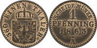 Preussen, Königreich 1 Pfennig Wilhelm I. (1861-1888) - Kursmünze (1861-1873) -