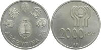Argentinien 2000 Pesos Auf die Fussballweltmeisterschaft in Argentinien 1978 -