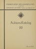 Frankfurt Literatur Frankfurter Münzhandlung E. Button Auktionskatalog Nr. 99 / Oktober 1958 -