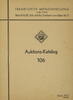 Frankfurt Literatur Frankfurter Münzhandlung E. Button Auktionskatalog Nr. 106 / März 1962 -