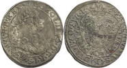 RDR, Habsburg 15 Kreuzer 1664 Leopold I. (1657-1705) Wien F-VF