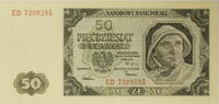 Polen 50 Zlotych Serienschein -