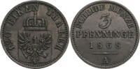 Preussen, Königreich 3 Pfenninge Wilhelm I. (1866-1888) - Kursmünze (1861-1873) -