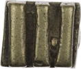 Ghana Goldstaubgewicht der Ashanti-Akan in geometrischer Form -