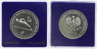Polen 200 Zloty Olympische Winterspiele Lake Placid - Skispringer (mit Fackel) -