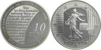 Frankreich, 5. Republik 10 Euro 50 Jahre Europäischer Gerichtshofs für Menschenrechte -
