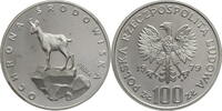 Polen, Volksrepublik 100 Zloty Umweltschutz - Gams - Probe/Proba -