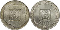 Polen, Volksrepublik 200 Zloty 30th Anniversary of People's Republic of Poland -