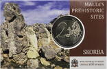 Malta 2 Euro Cultural Heritage - Skorba Temples in Coincard -